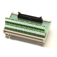 SENSORAY Model 7505TDIN Breakout board, 50-pin, DIN rail mountable