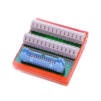 SENSORAY Model 7503TDIN Breakout board, 26-pin, DIN rail mountable