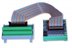 SENSORAY Model 2410 with a 7505TDIN screw terminal breakout board SENSORAY Model 2410 with a 7505TDIN screw terminal breakout board
