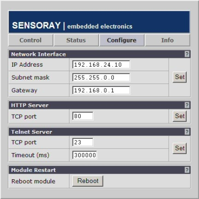 SENSORAY Model 2410 screenshot SENSORAY Model 2410 screenshot